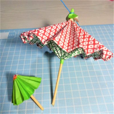 折り紙の番傘の折り方作り方 簡単かわいいミニチュア工作してみた 横浜デート人気おすすめ