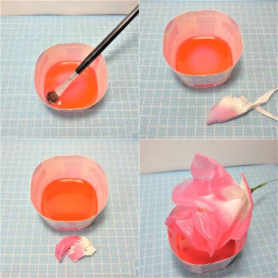 バラの花束をコーヒーフィルターで手作り工作 簡単可愛い安い折り方作り方 横浜デート人気おすすめ