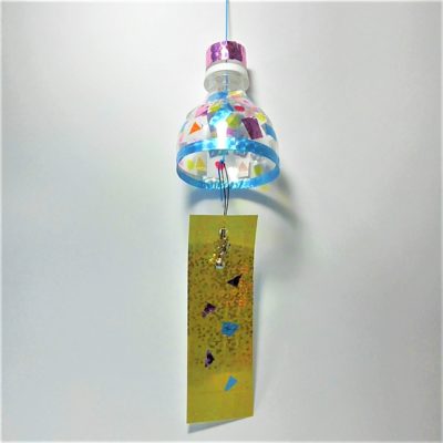 手作りペットボトル風鈴の作り方 短冊キラキラの簡単な夏休み工作 横浜デート人気おすすめ
