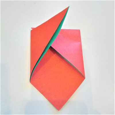 折り紙のパクパク金魚の折り方作り方 口がパクパク動くかわいいオモチャのとぼけた顔 横浜デート人気おすすめ