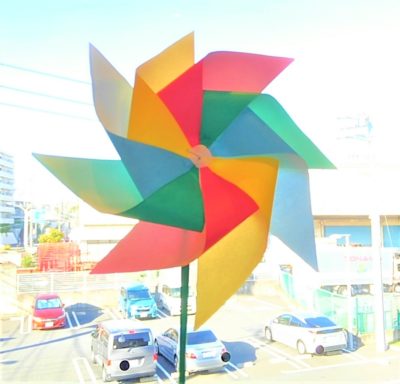 折り紙お花風車の折り方作り方 立体８枚羽のかわいい簡単かざぐるまを手作り 横浜デート人気おすすめ