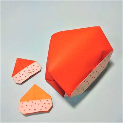 折り紙で立体と平面の栗の折り方作り方 子供も超簡単な秋の工作 横浜デート人気おすすめ