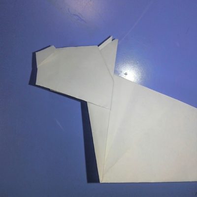 折り紙の犬の折り方作り方 立体リアルかわいいイヌ 立ちます 横浜デート人気おすすめ