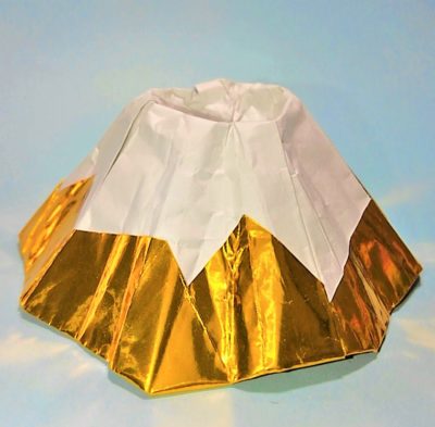 折り紙で富士山の折り方作り方 簡単に立体のカワイイお山が出来たよ 横浜デート人気おすすめ