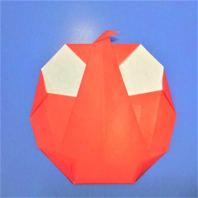 折り紙のりんごの折り方作り方 子供も簡単にできた平面リンゴはこれ 横浜デート人気おすすめ