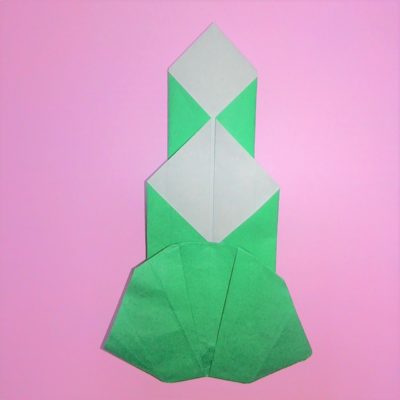 折り紙で門松の折り方作り方 簡単なお正月の折り紙飾り 横浜デート人気おすすめ