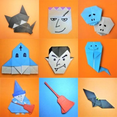 折り紙でドラキュラの折り方作り方 ハロウィンの吸血鬼の簡単工作 横浜デート人気おすすめ