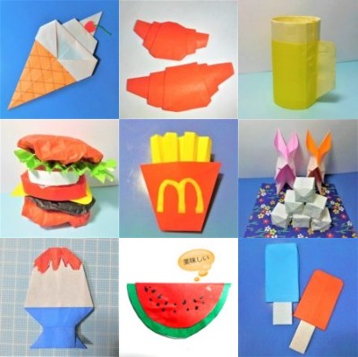 折り紙で食べ物の折り方作り方が多数 簡単可愛い食事やおやつや飲み物の手作り工作 横浜デート人気おすすめ