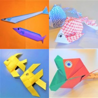 折り紙で魚の折り方作り方まとめ 立体リアルでかわいい２ ３歳児