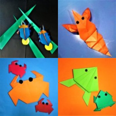 折り紙で水の生き物の折り方作り方まとめ 小学生手作り水族館に立体水生動物の工作 横浜デート人気おすすめ