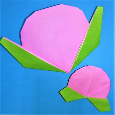折り紙で桃の作り方折り方２種類 簡単かわいい手作り果物工作 横浜デート人気おすすめ