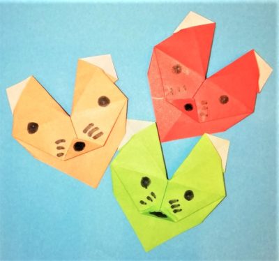 動物の顔のかわいい簡単折り紙折り方 横浜デート人気おすすめ