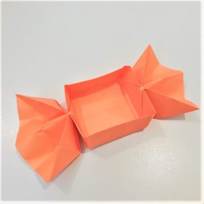 折り紙箱の折り方作り方 長方形で丈夫かわいいキャンディボックスが超
