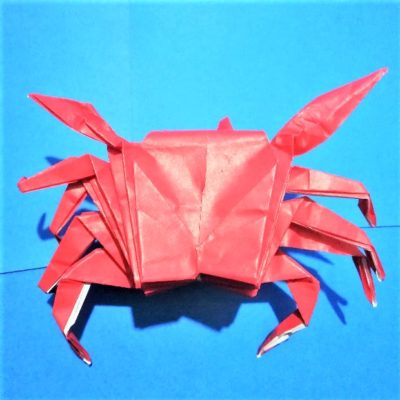 折り紙の立体カニの折り方作り方 リアルかわいい蟹を作ろう 横浜デート人気おすすめ
