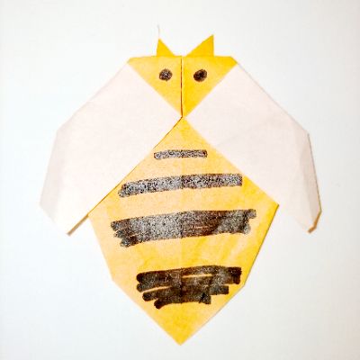 折り紙で蜂の折り方作り方 簡単みつばち 横浜デート人気おすすめ
